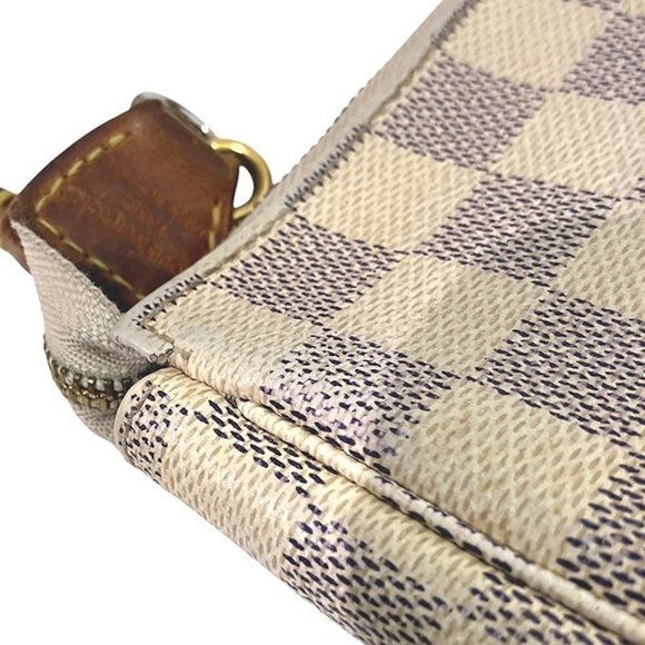 LOUIS VUITTON Damier Azur Pochette Accessoires N51986 Handbag - Picture 8 of 9